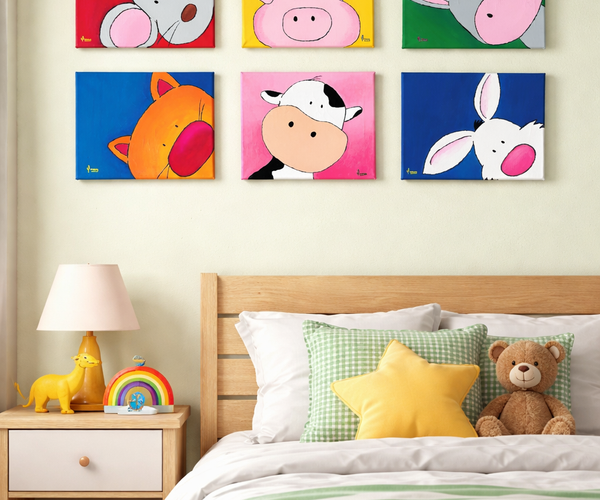 6 Pinturas al óleo