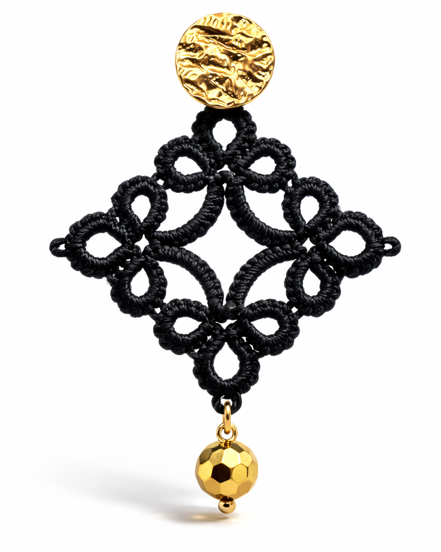 Aro con Técnica en Frivolité DMC