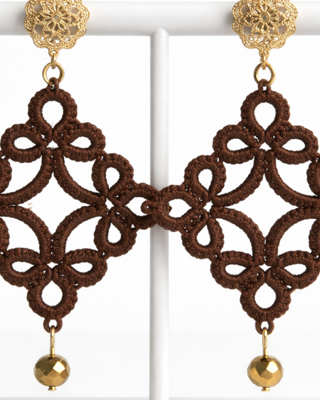 Aro con Técnica en Frivolité DMC