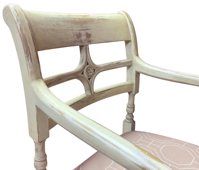 Silla Adams Acabado Albayalde o Decapado