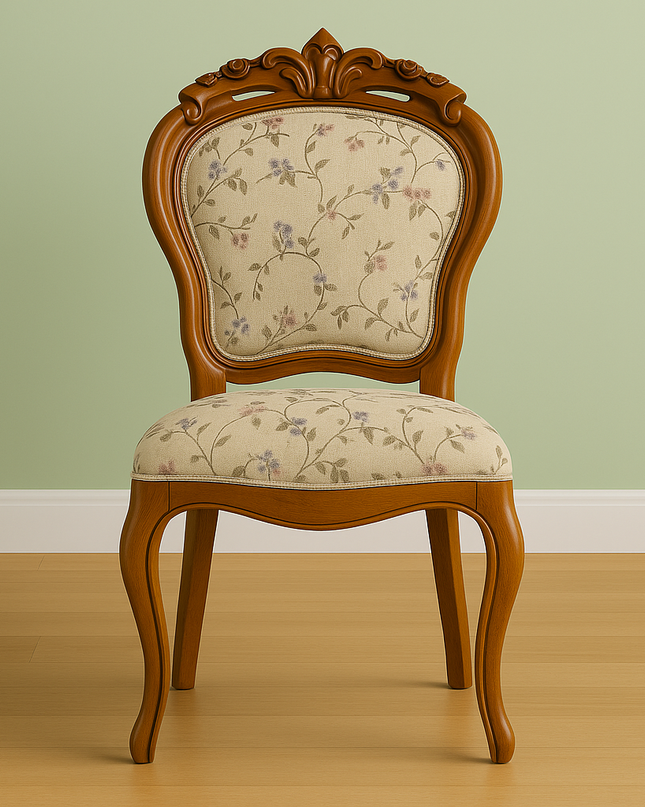 Silla Victoriana Acabado Barniz