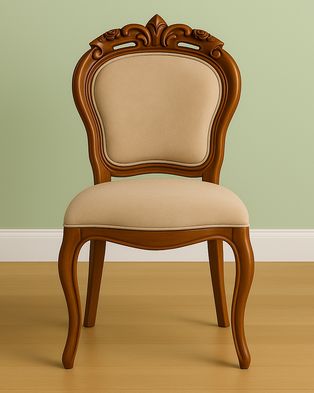Silla Victoriana Acabado Barniz