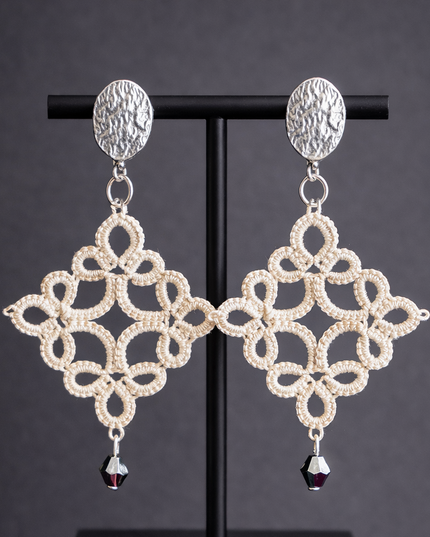 Aro con Técnica en Frivolité Algodón