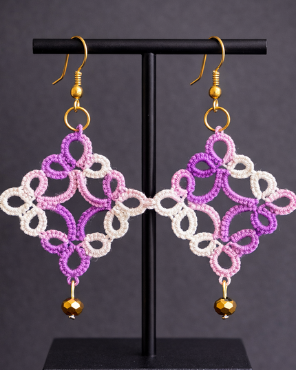 Aro con Técnica en Frivolité Algodón