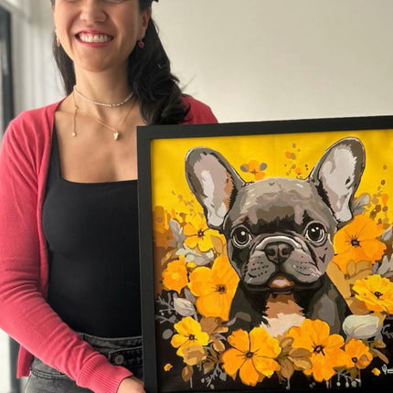 Gracias "Luz y Color" Bella pintura de mi perrito