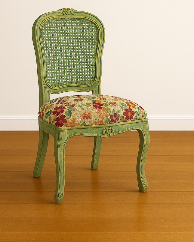 Silla Luis XV con Junco