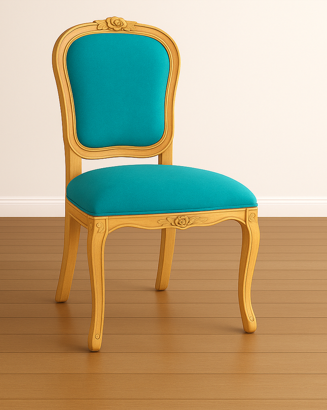 Silla Luis XV Acabado Barniz