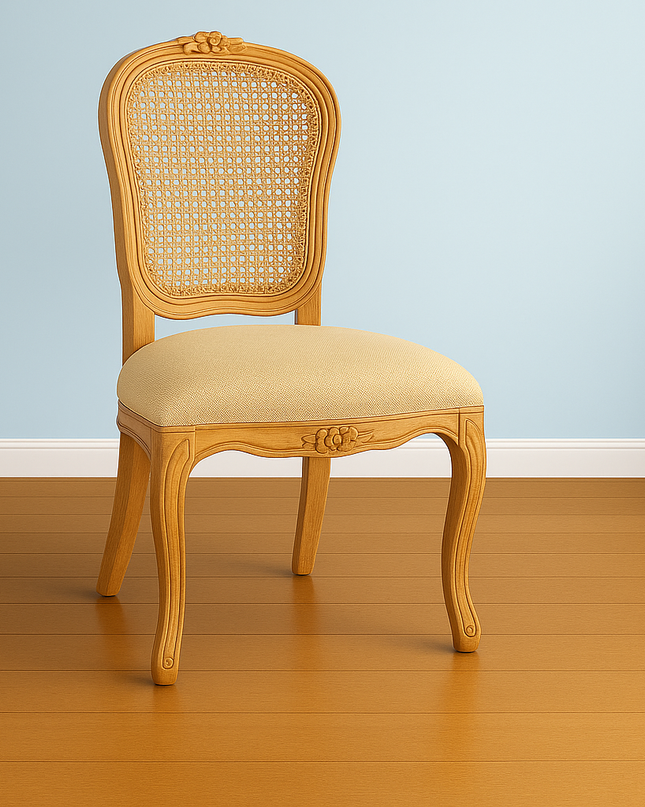 Silla Luis XV con Junco