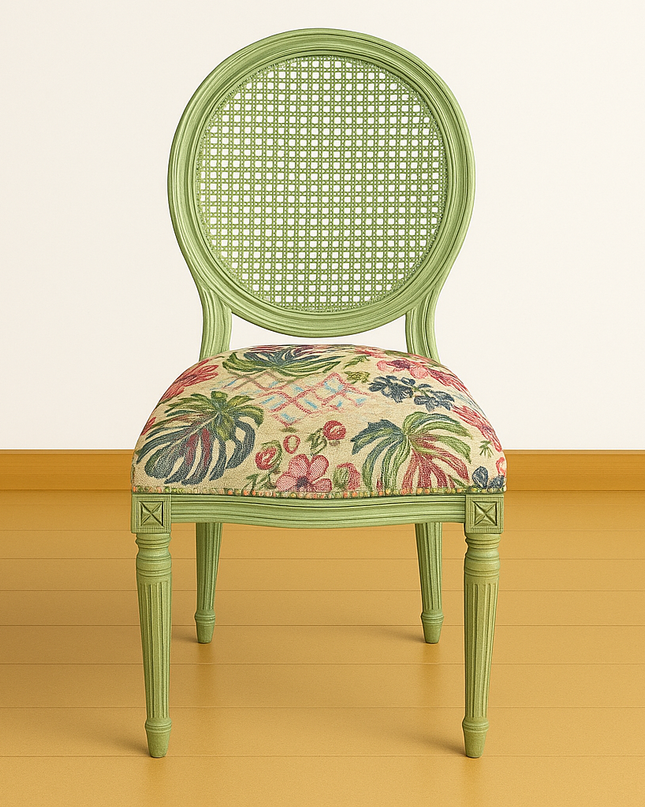Silla Medallón con Junco