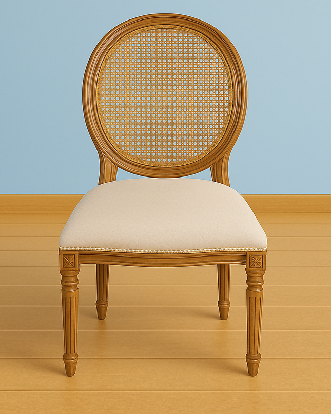 Silla Medallón con Junco