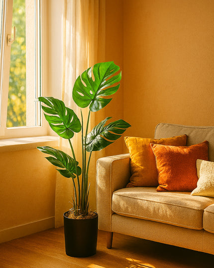 Plantas Artificiales Monstera Decoración