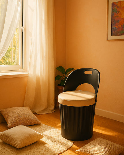 Silla Bucket de Almacenamiento Moderna