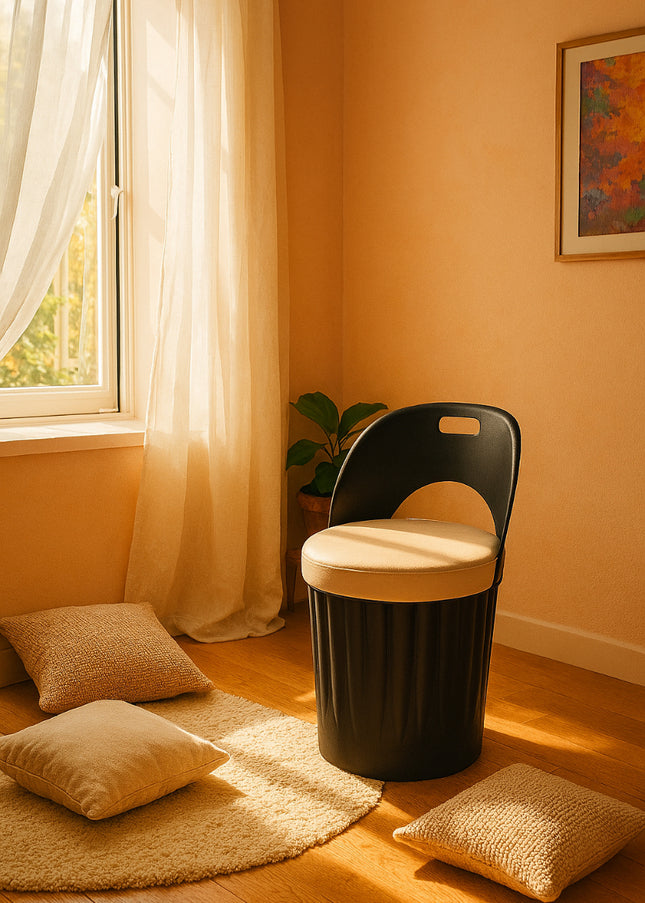 Silla Bucket de Almacenamiento Moderna