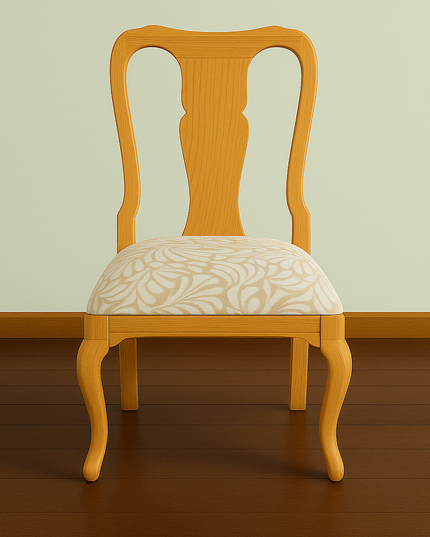 Silla Reina Ana Acabado Barniz