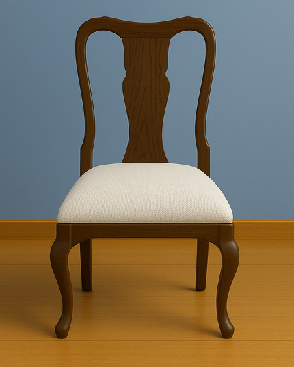 Silla Reina Ana Acabado Barniz