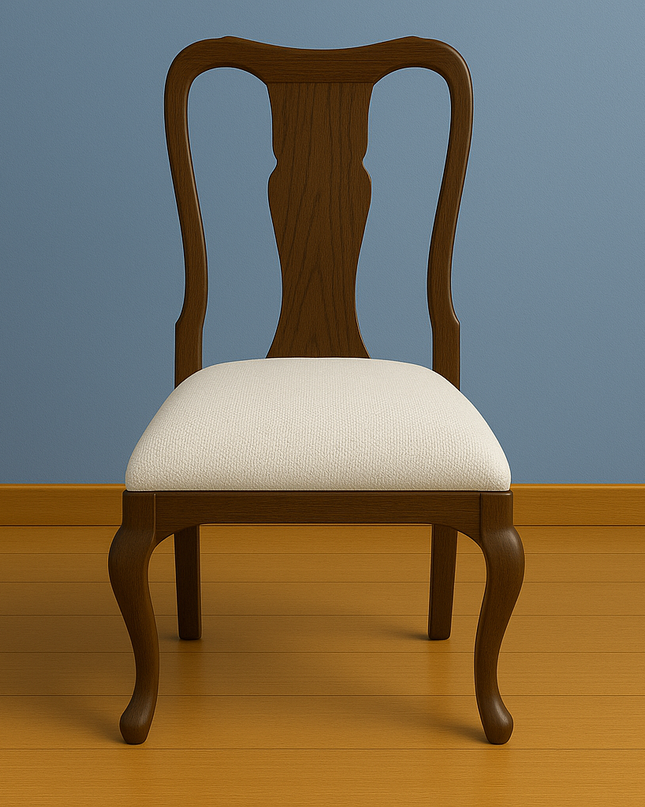 Silla Reina Ana Acabado Barniz