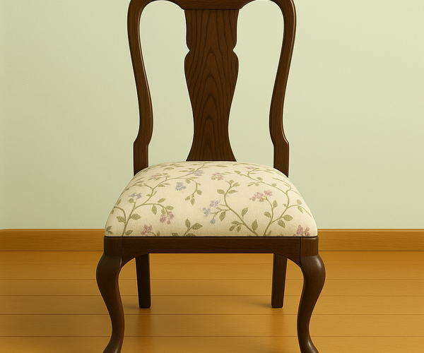 Silla Reina Ana Acabado Barniz