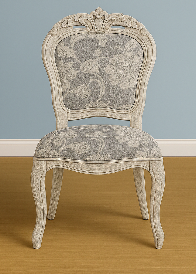 Silla Victoriana Acabado Decapado o Albayalde