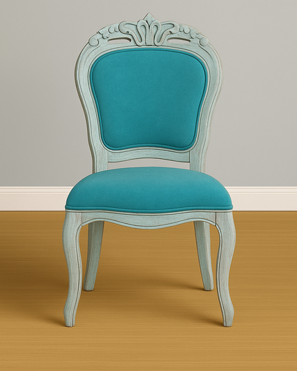 Silla Victoriana Acabado Decapado o Albayalde